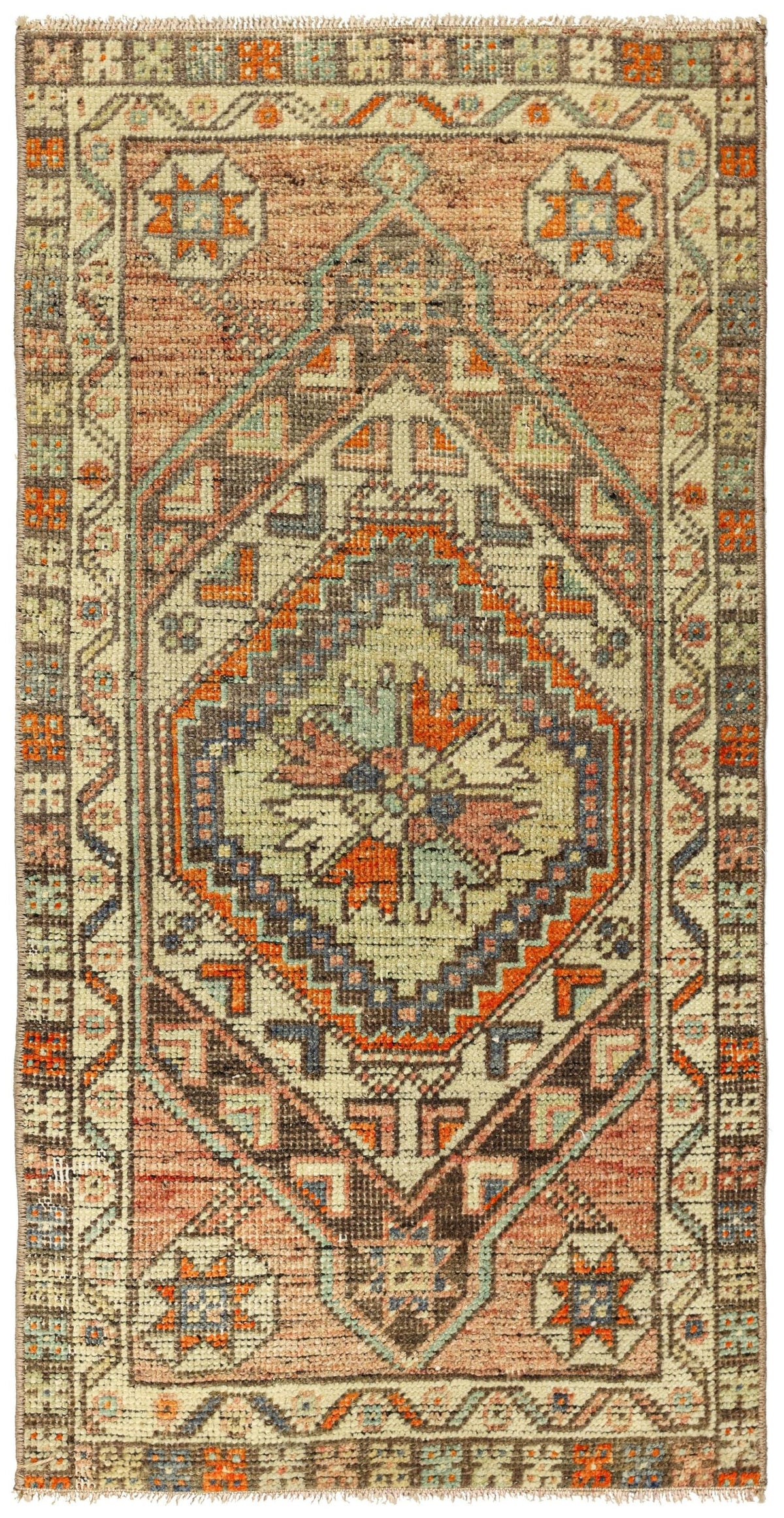Vintage Yastik Handwoven Tribal Rug