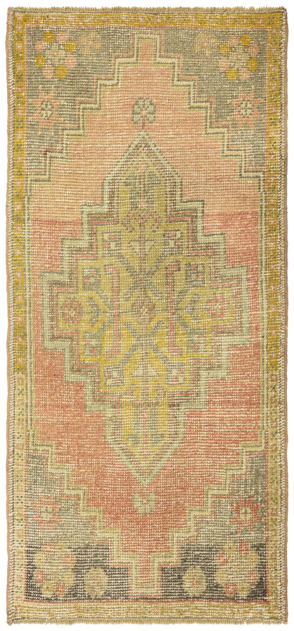 Vintage Yastik Handwoven Tribal Rug