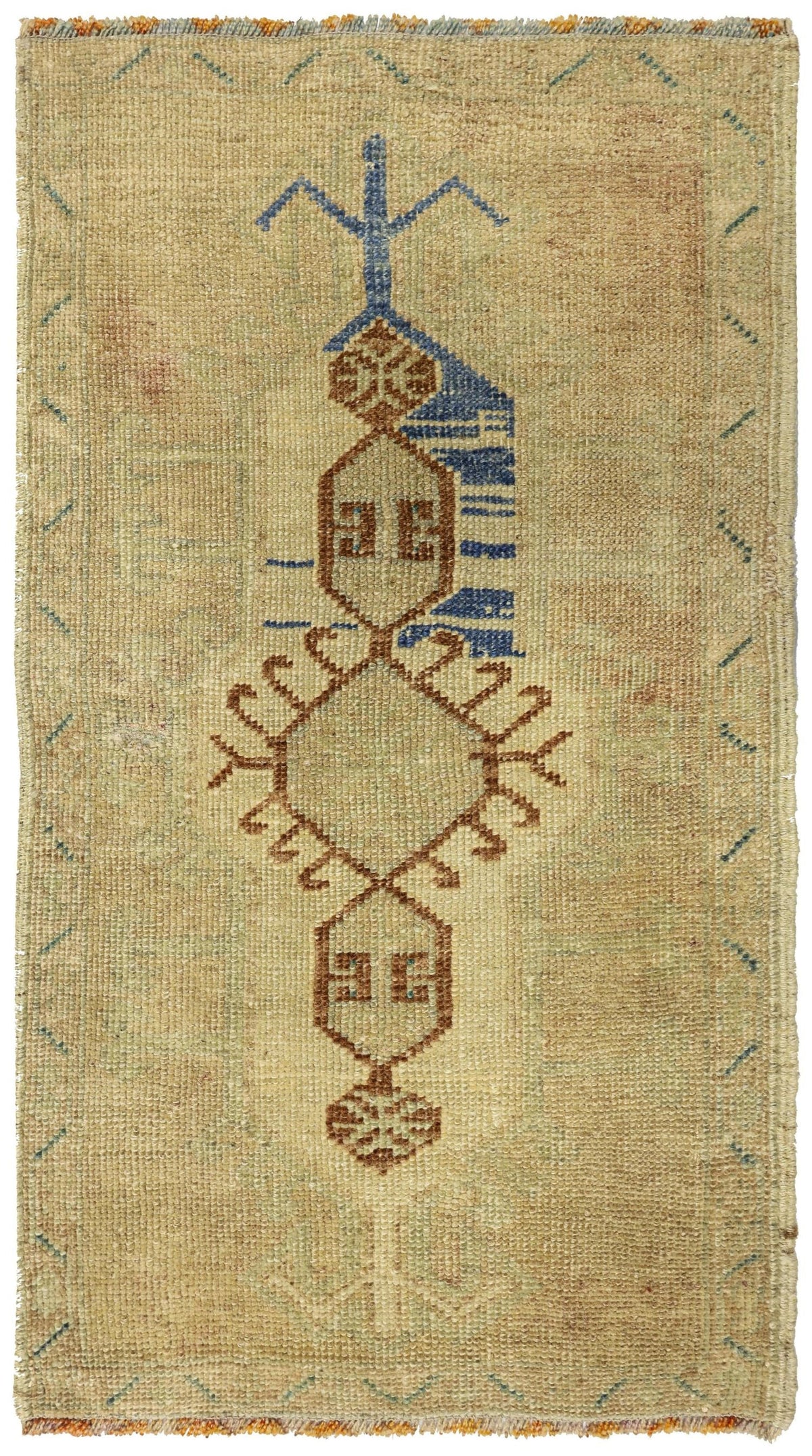 Vintage Yastik Handwoven Tribal Rug