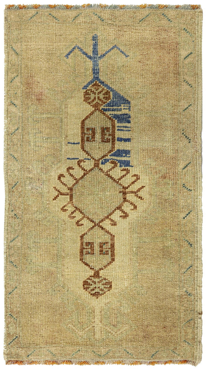 Vintage Yastik Handwoven Tribal Rug