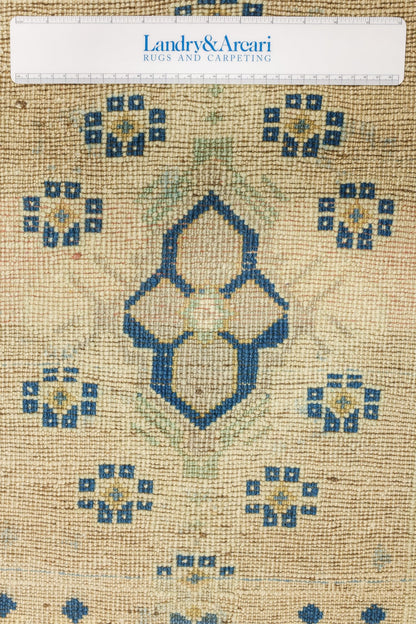 Vintage Yastik Handwoven Tribal Rug, J79047