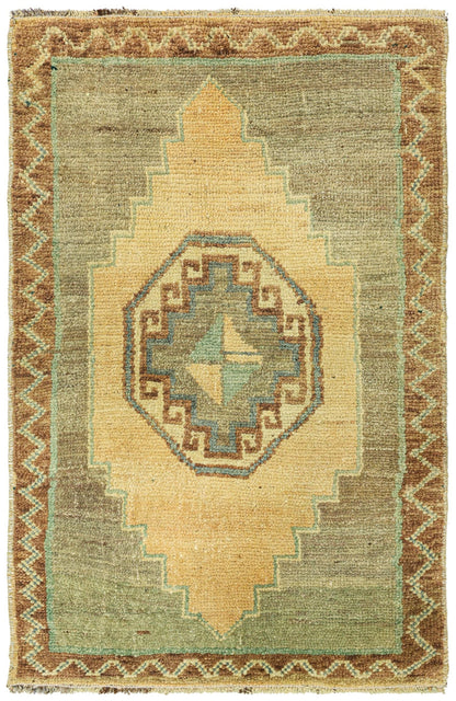 Vintage Yastik Handwoven Tribal Rug