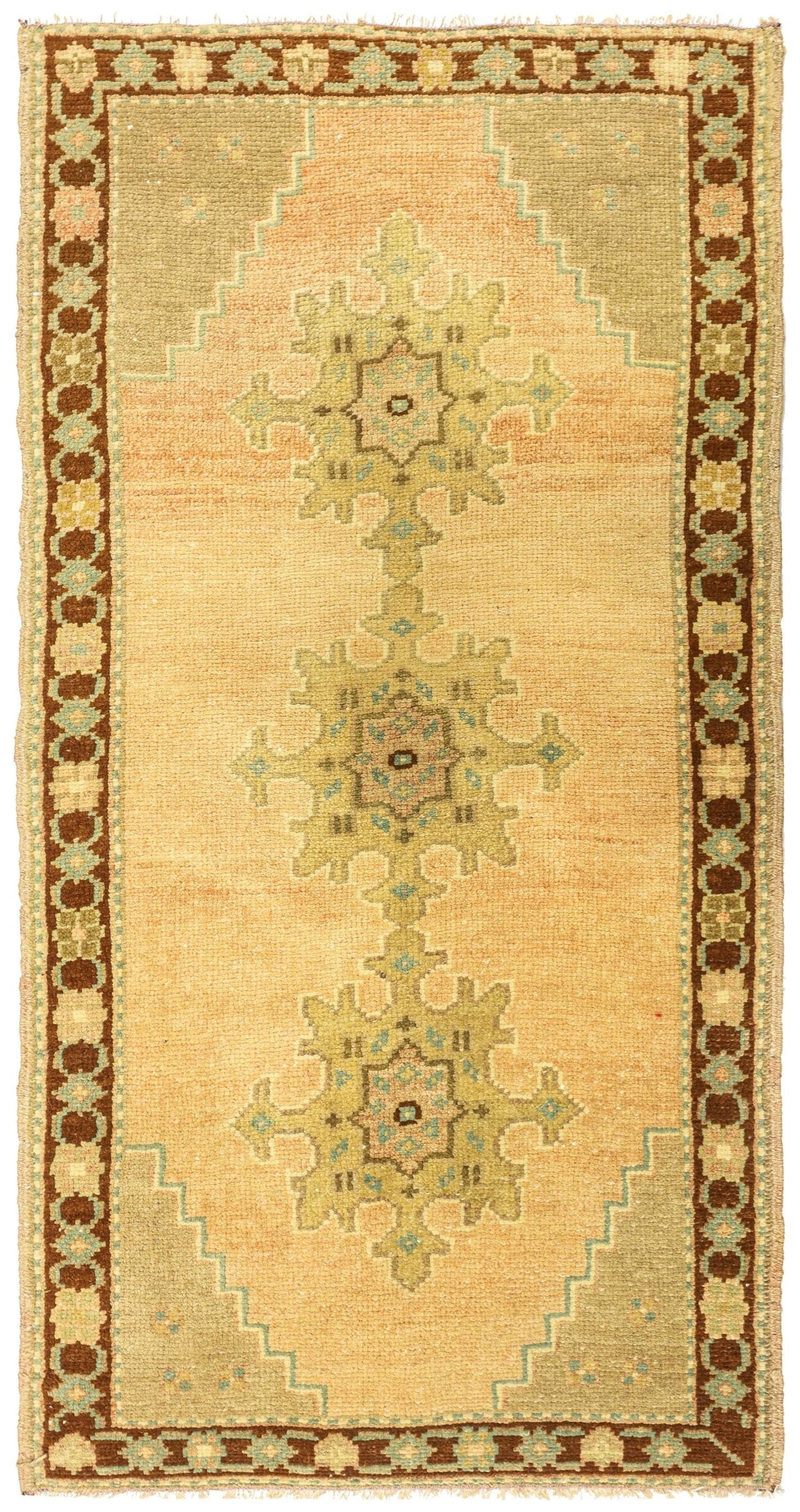 Vintage Yastik Handwoven Tribal Rug