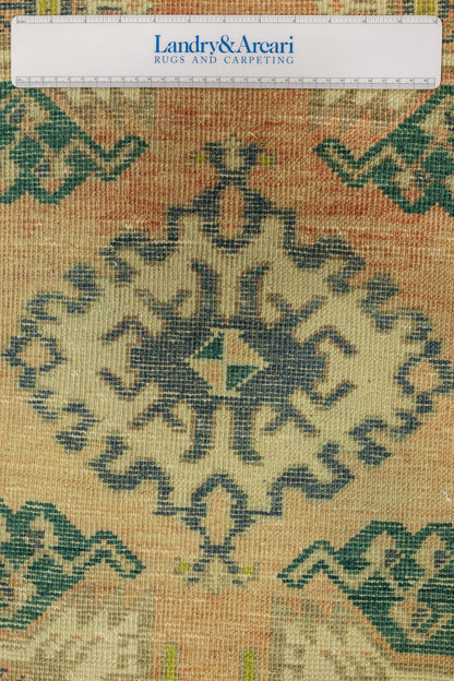 Vintage Yastik Handwoven Tribal Rug, J79055