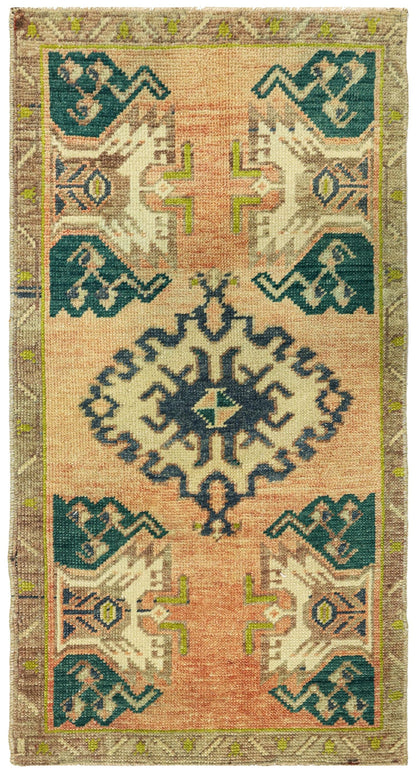 Vintage Yastik Handwoven Tribal Rug