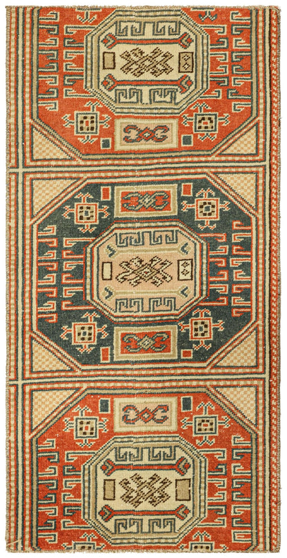 Vintage Yastik Handwoven Tribal Rug