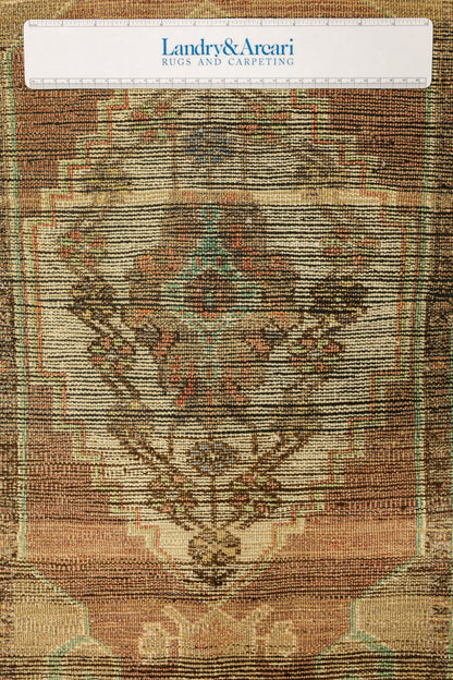 Vintage Yastik Handwoven Tribal Rug, J79068