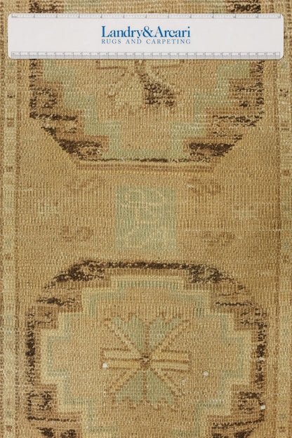Vintage Yastik Handwoven Tribal Rug, J79070