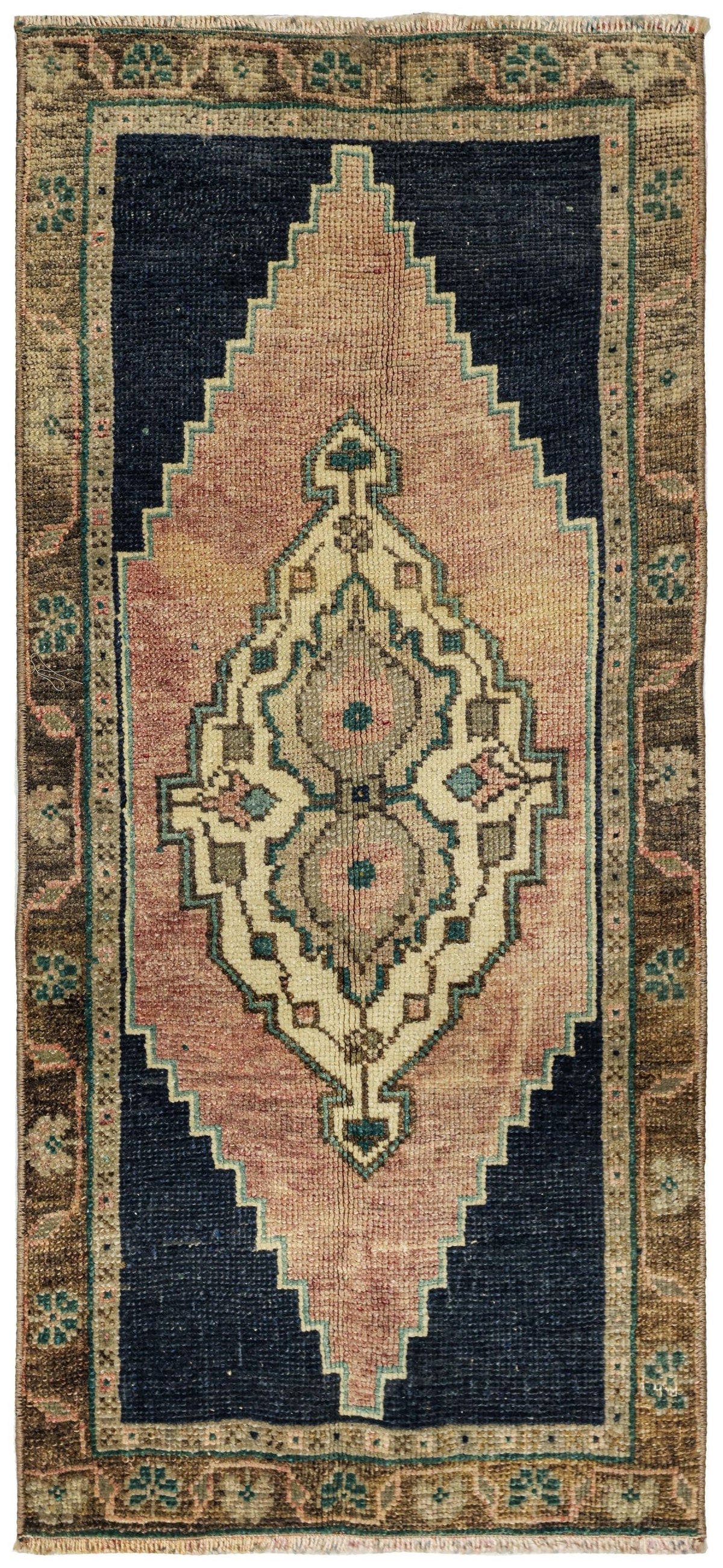 Vintage Yastik Handwoven Tribal Rug