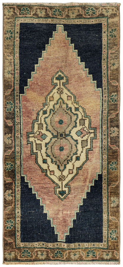 Vintage Yastik Handwoven Tribal Rug
