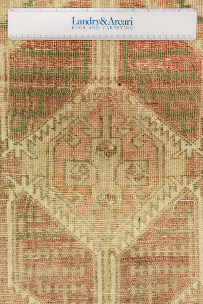 Vintage Yastik Handwoven Tribal Rug, J79076