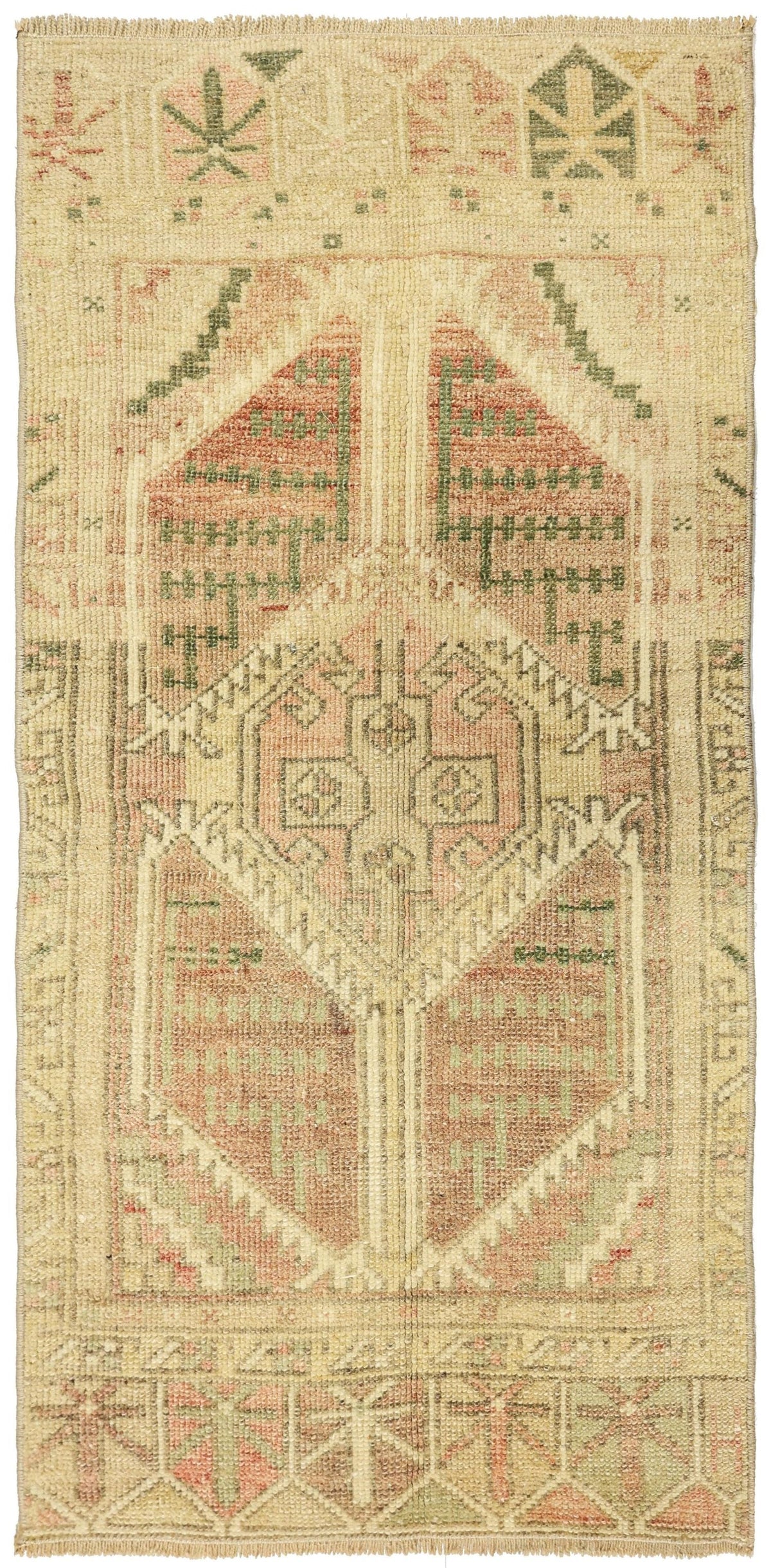 Vintage Yastik Handwoven Tribal Rug