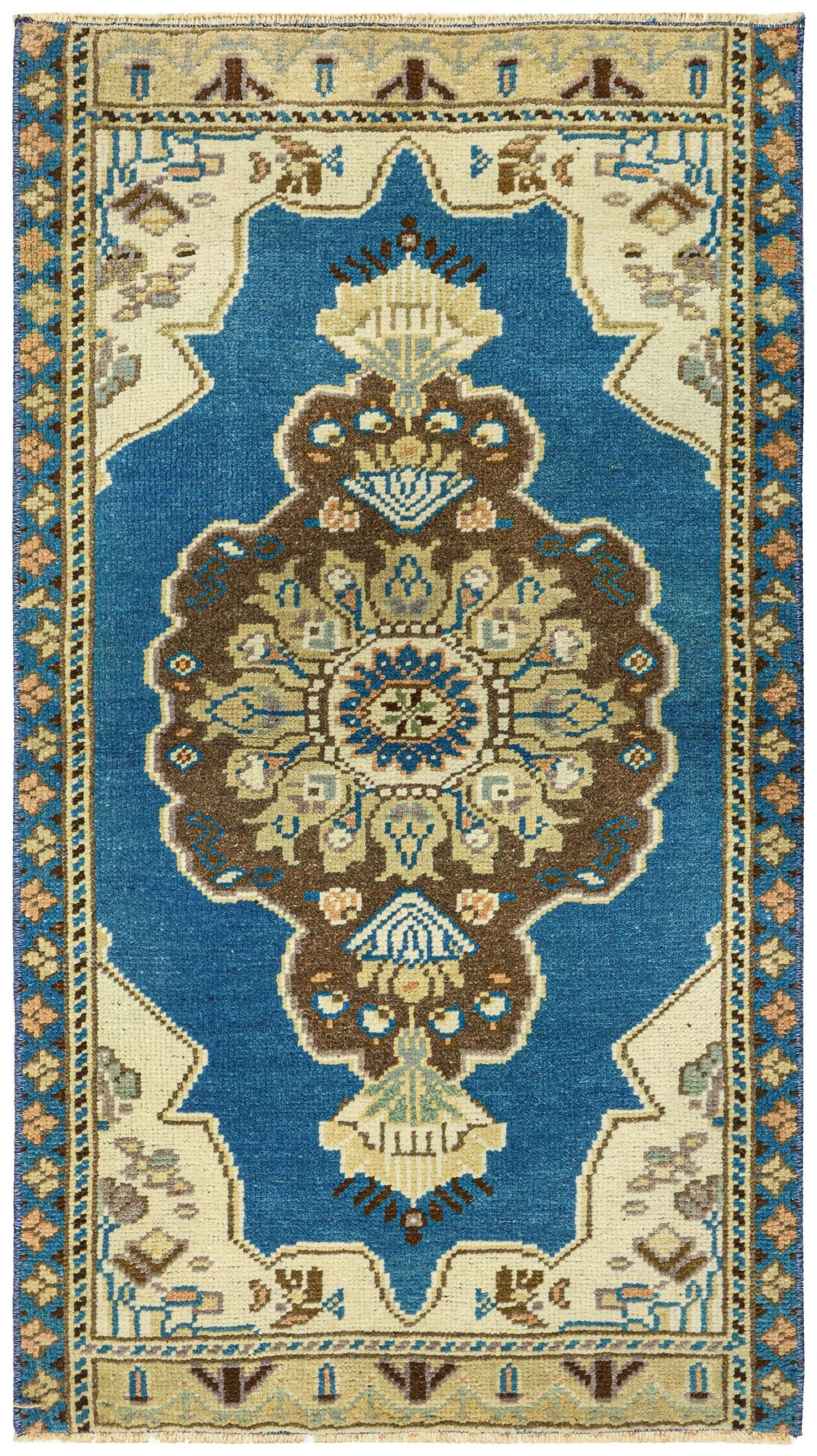 Vintage Yastik Handwoven Tribal Rug