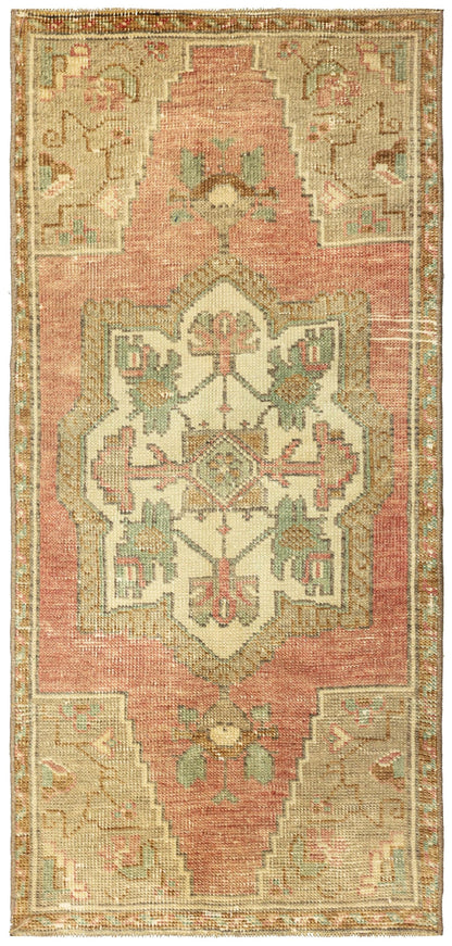 Vintage Yastik Handwoven Tribal Rug