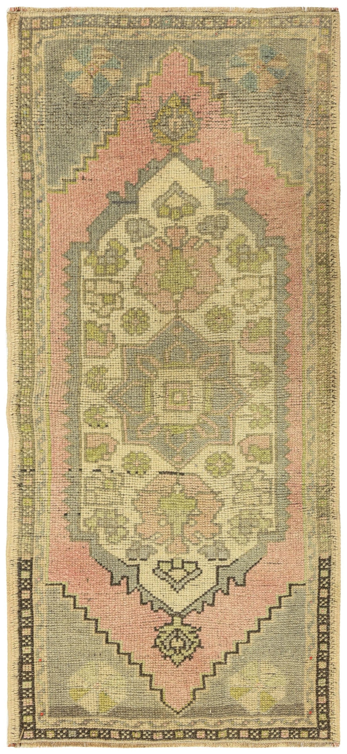 Vintage Yastik Handwoven Tribal Rug