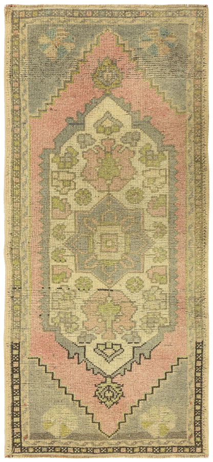 Vintage Yastik Handwoven Tribal Rug