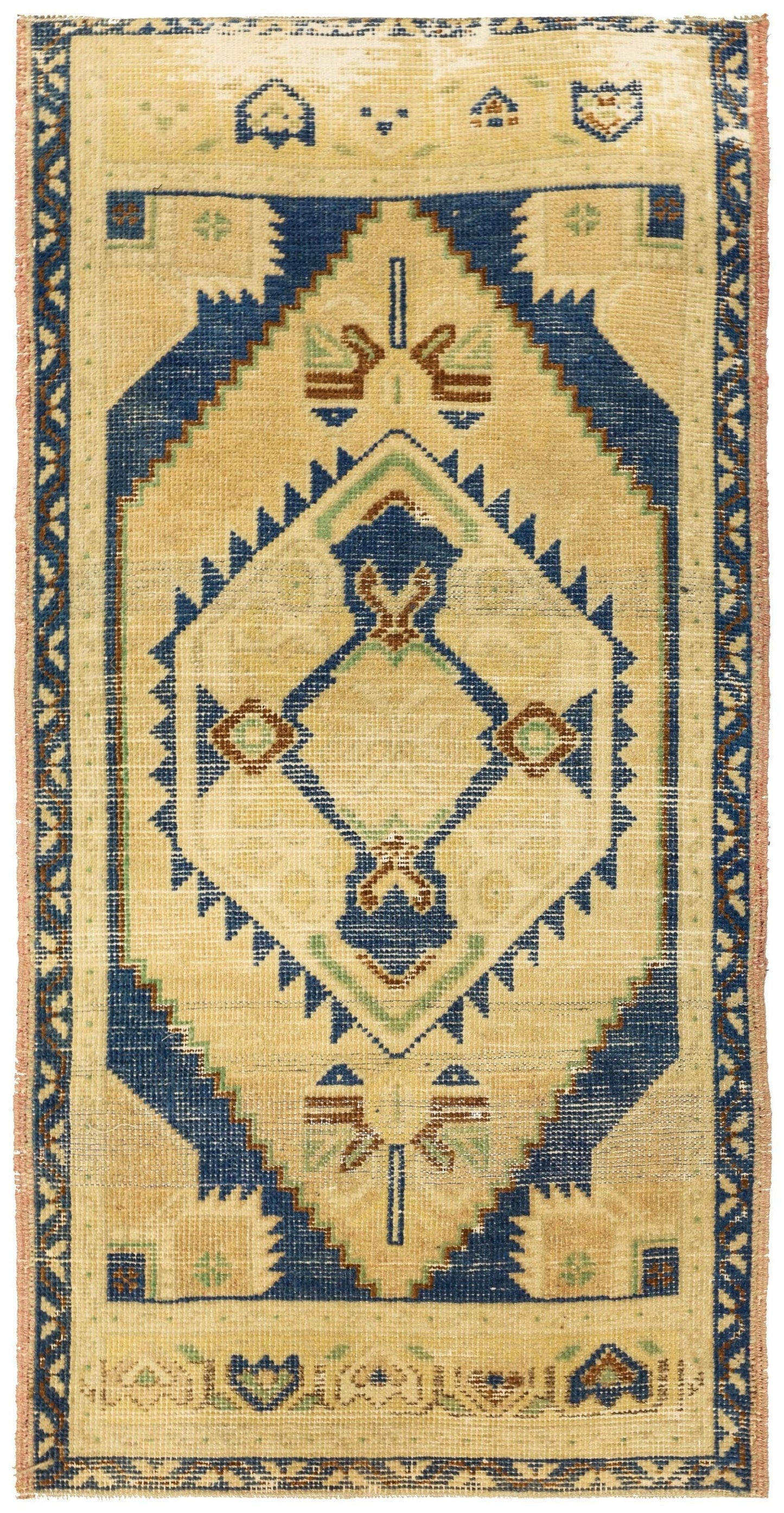 Vintage Yastik Handwoven Tribal Rug