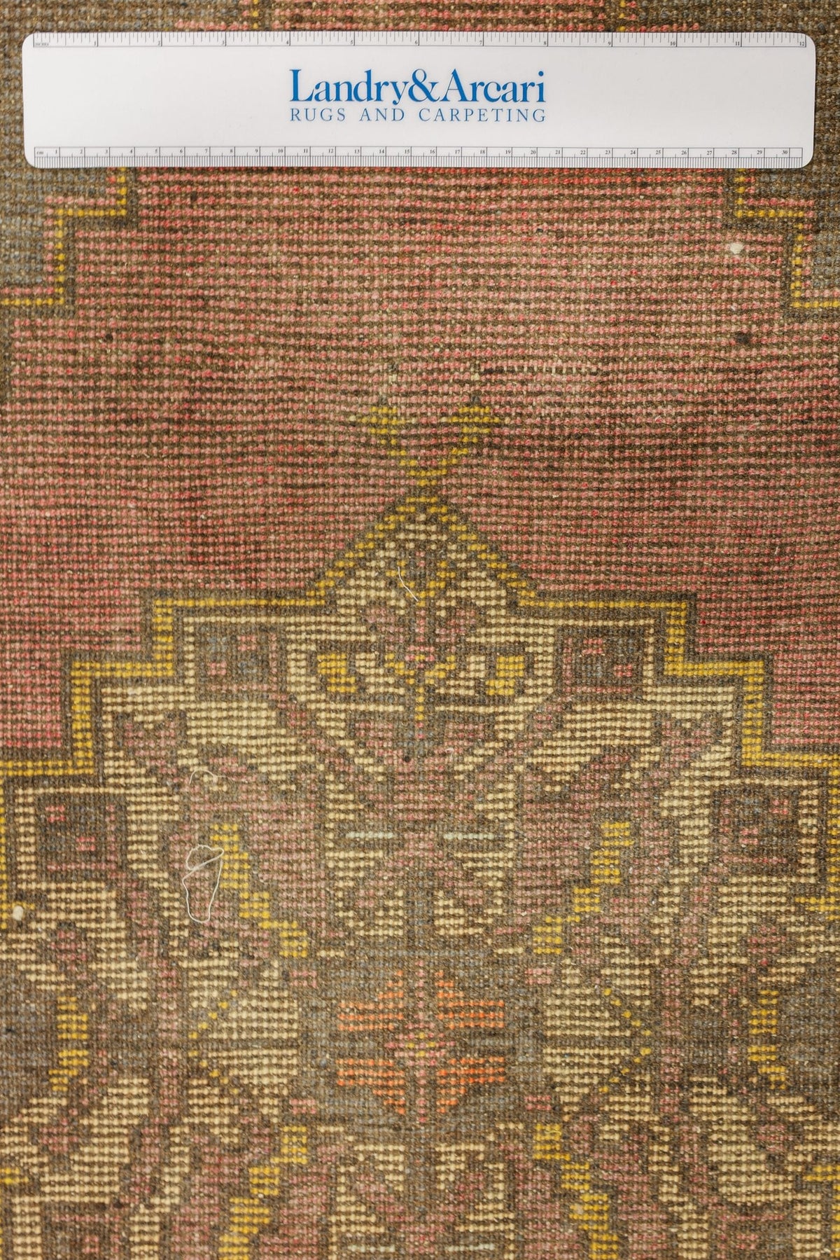 Vintage Yastik Handwoven Tribal Rug, J79084