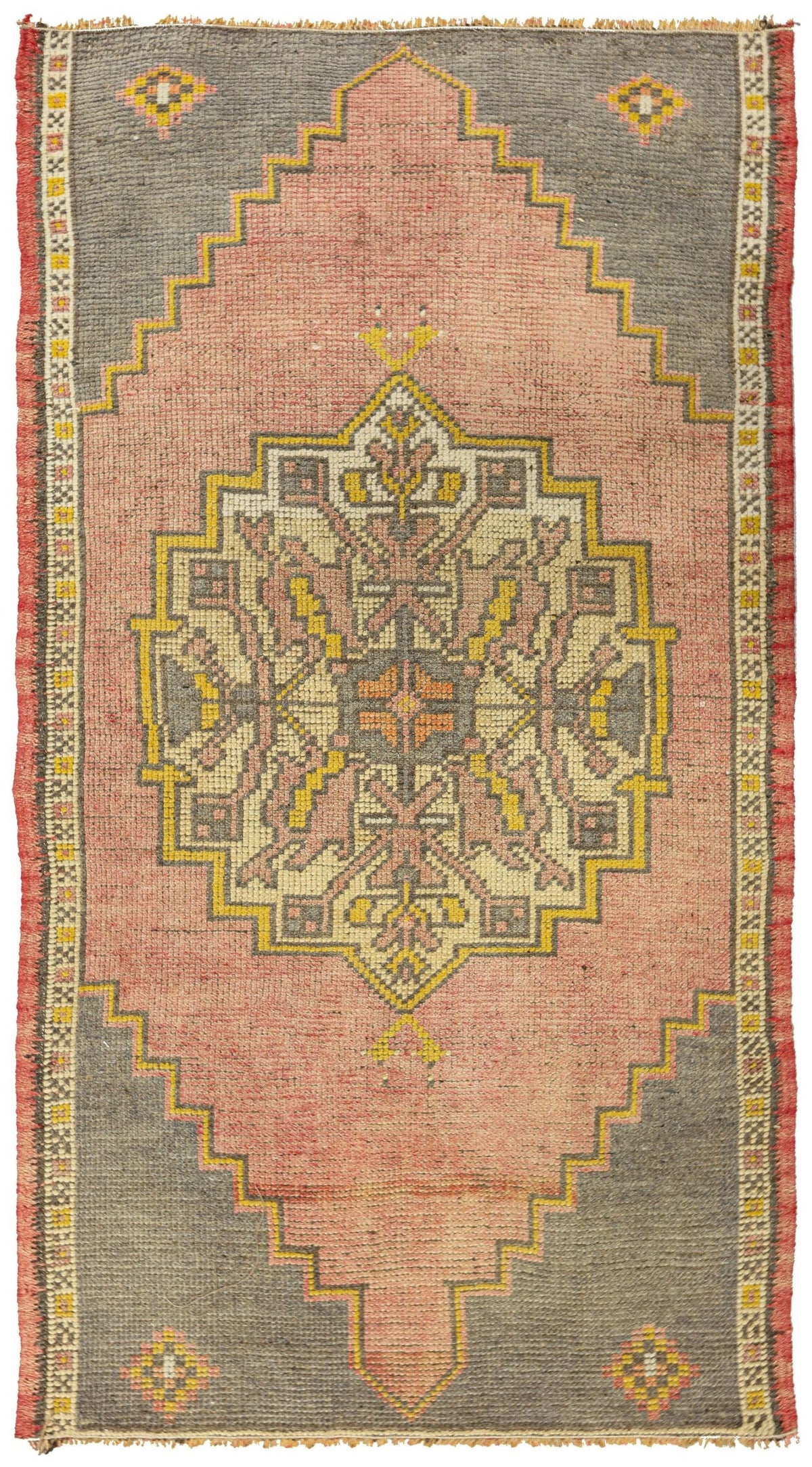 Vintage Yastik Handwoven Tribal Rug
