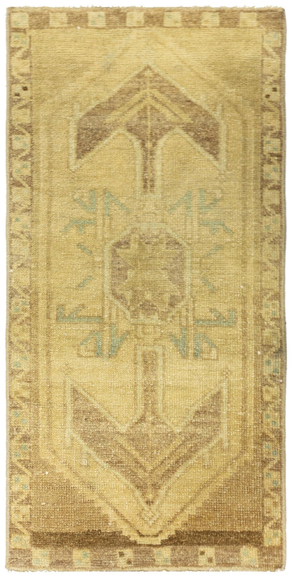 Vintage Yastik Handwoven Tribal Rug