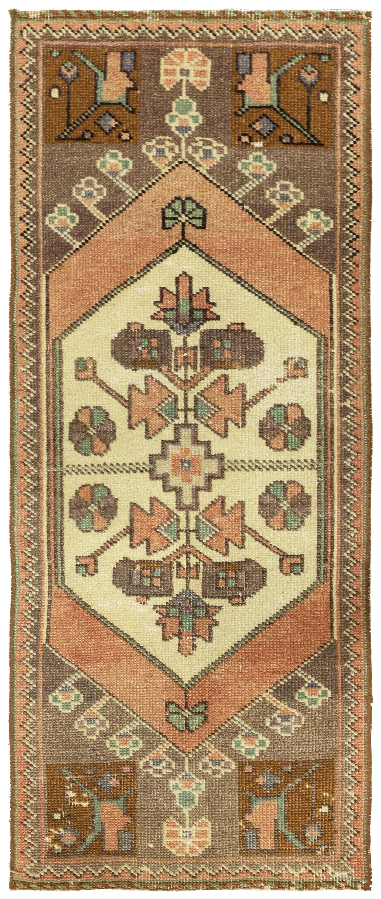 Vintage Yastik Handwoven Tribal Rug