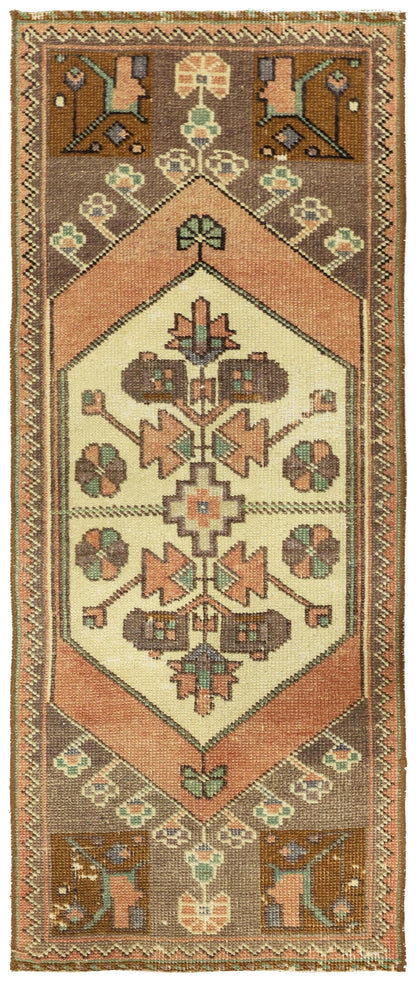 Vintage Yastik Handwoven Tribal Rug