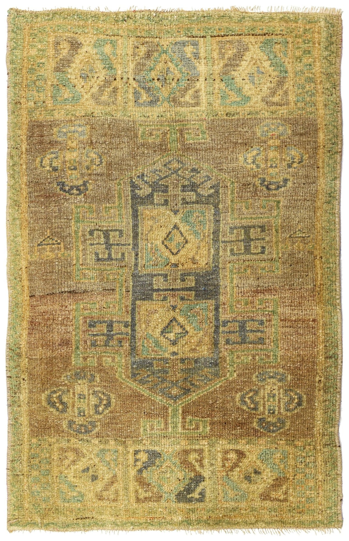 Vintage Yastik Handwoven Tribal Rug