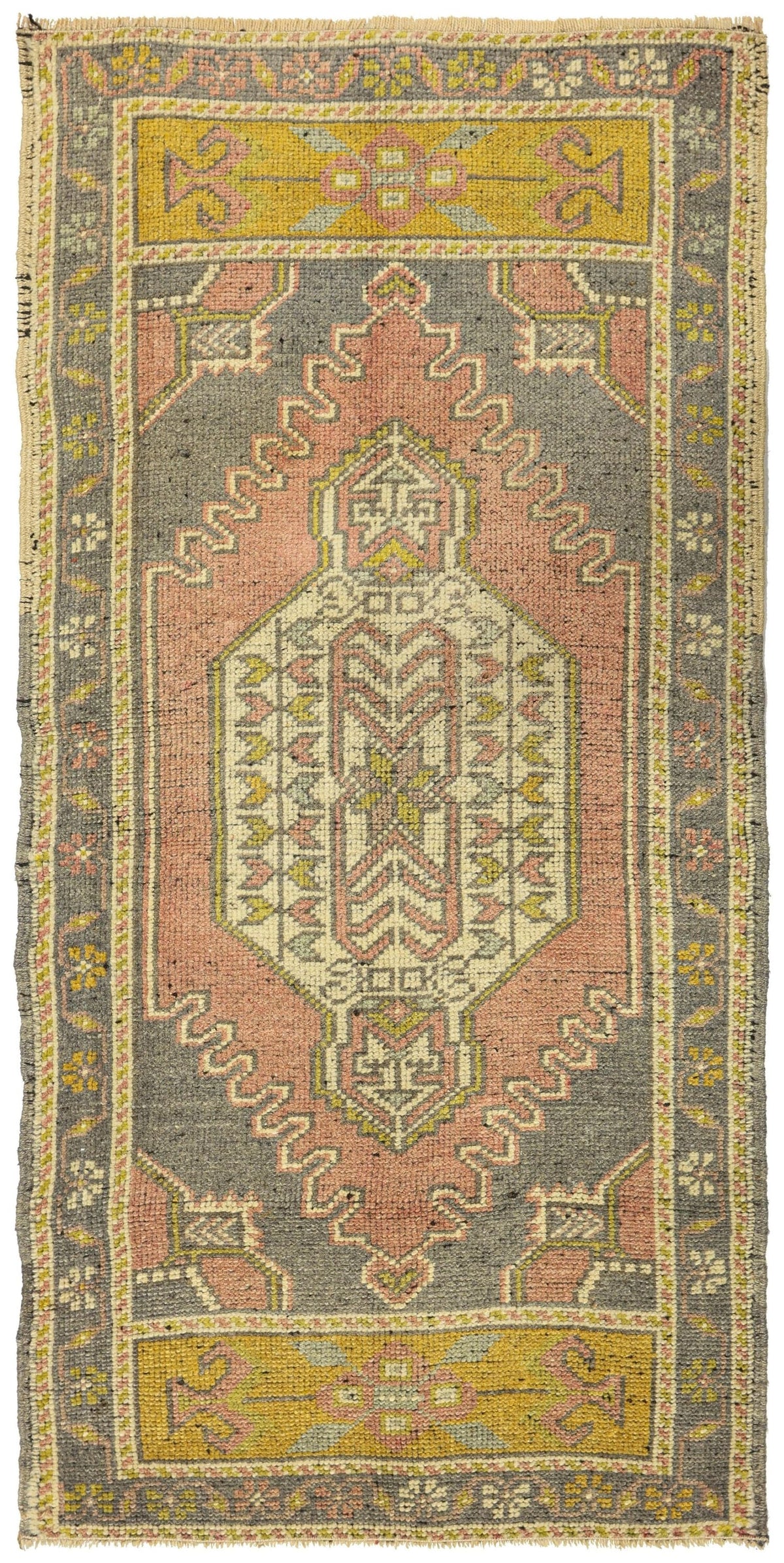 Vintage Yastik Handwoven Tribal Rug