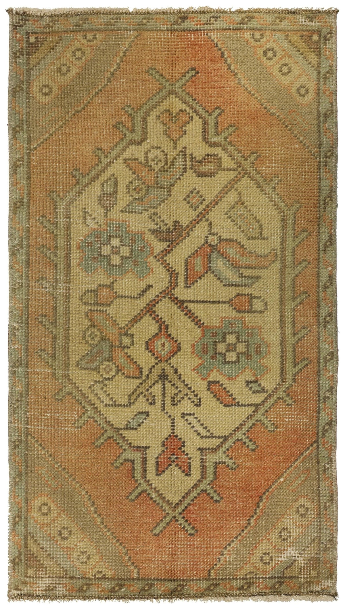 Vintage Yastik Handwoven Tribal Rug