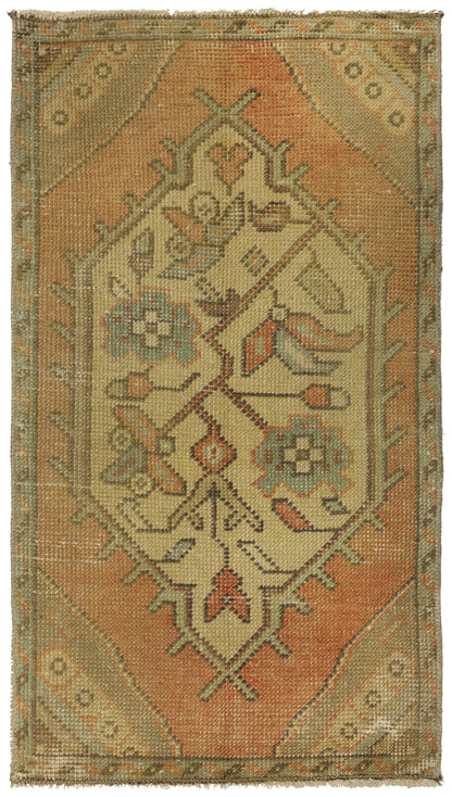 Vintage Yastik Handwoven Tribal Rug