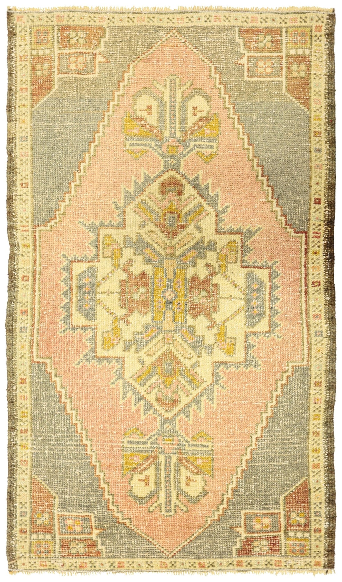 Vintage Yastik Handwoven Tribal Rug