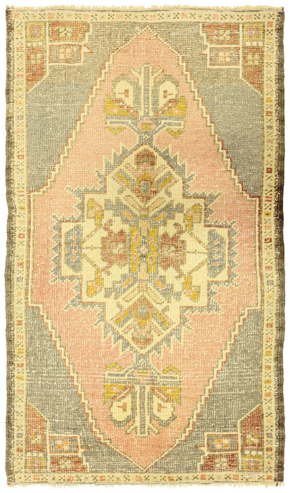 Vintage Yastik Handwoven Tribal Rug