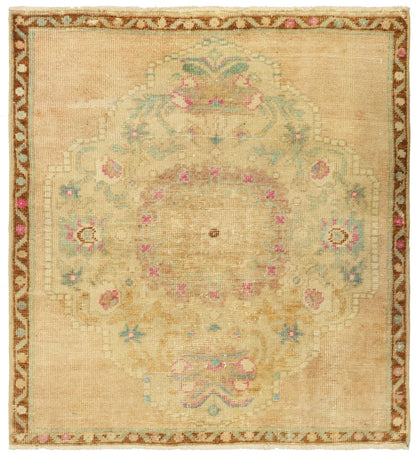 Vintage Yastik Handwoven Tribal Rug