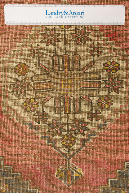 Vintage Yastik Handwoven Tribal Rug, J79111