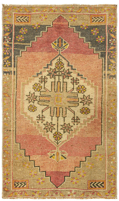 Vintage Yastik Handwoven Tribal Rug