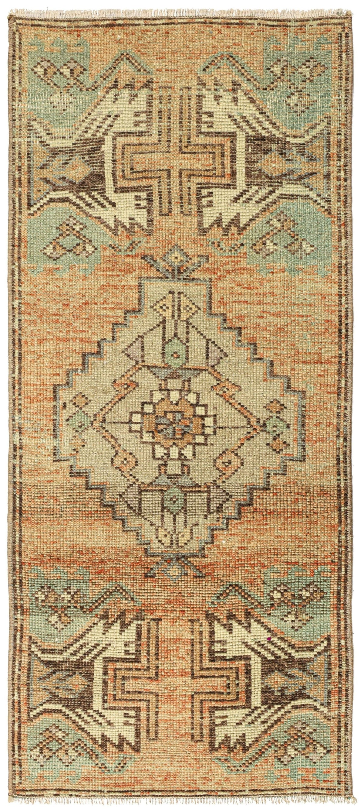 Vintage Yastik Handwoven Tribal Rug