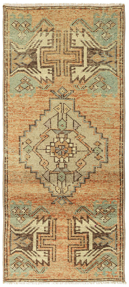 Vintage Yastik Handwoven Tribal Rug