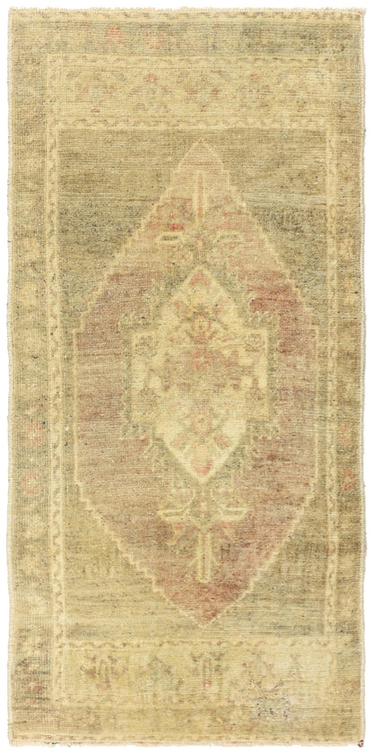 Vintage Yastik Handwoven Tribal Rug