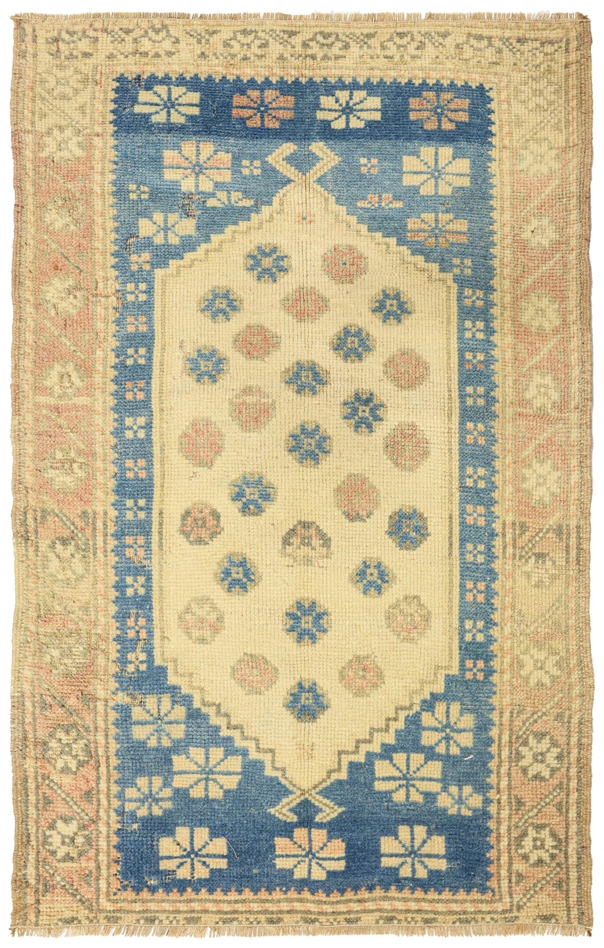 Vintage Yastik Handwoven Tribal Rug