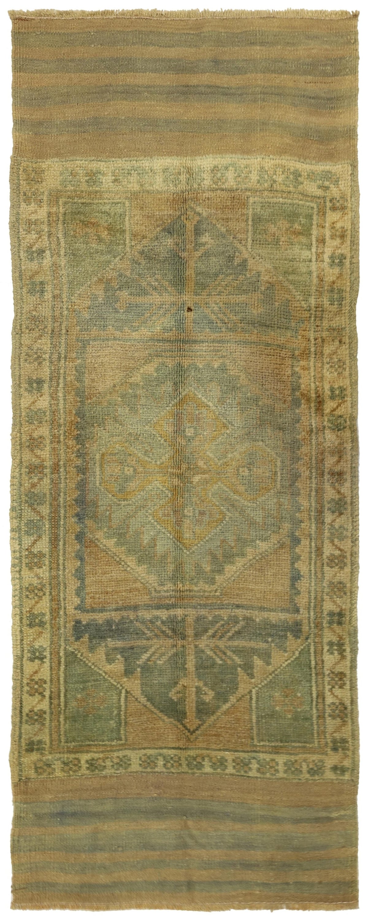 Vintage Yastik Handwoven Tribal Rug