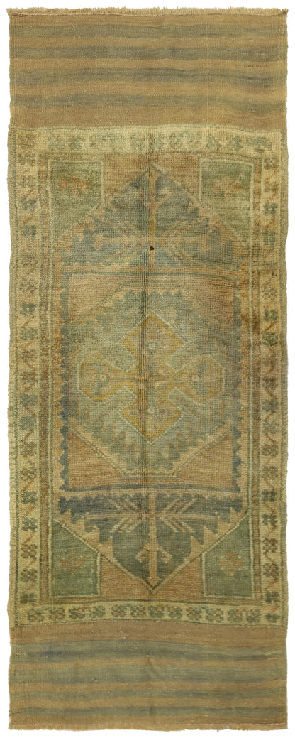 Vintage Yastik Handwoven Tribal Rug