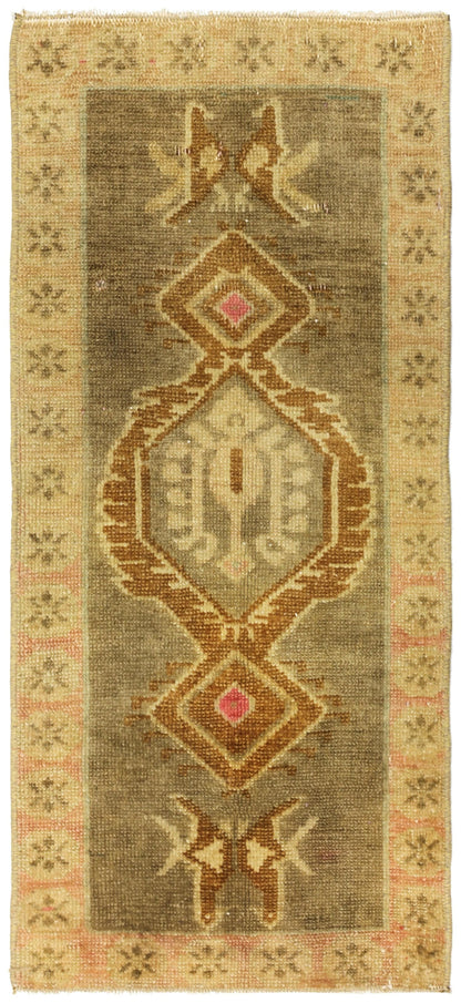 Vintage Yastik Handwoven Tribal Rug