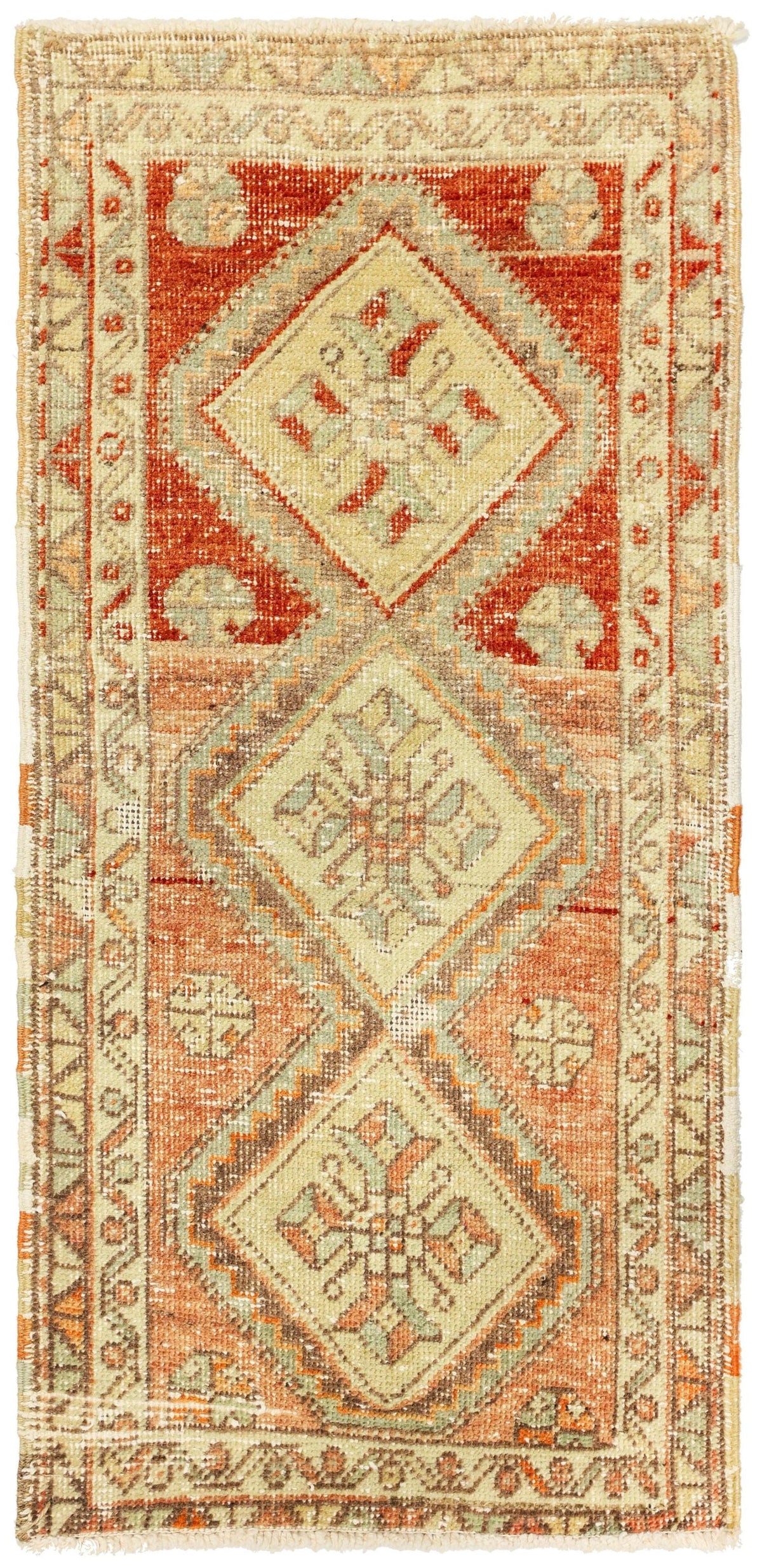 Vintage Yastik Handwoven Tribal Rug