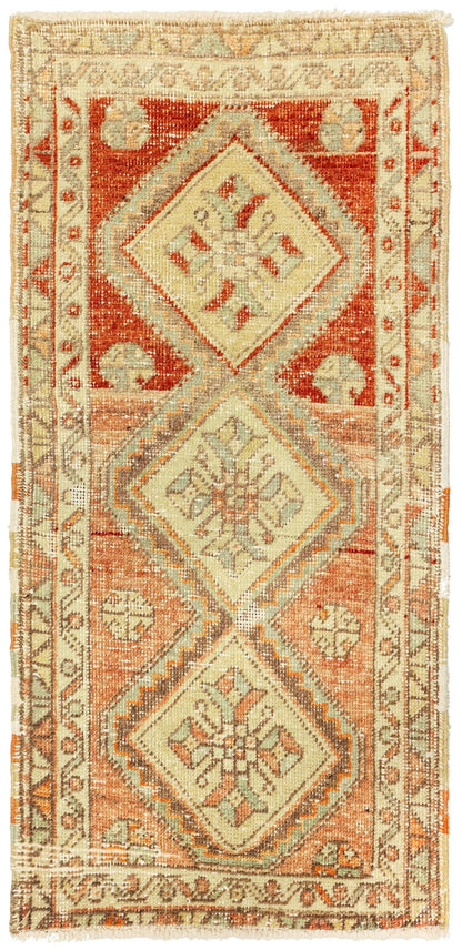 Vintage Yastik Handwoven Tribal Rug