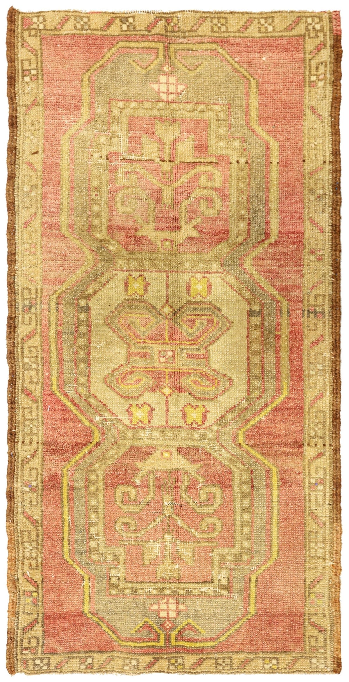 Vintage Yastik Handwoven Tribal Rug