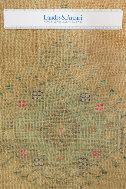 Vintage Yastik Handwoven Tribal Rug, J79135
