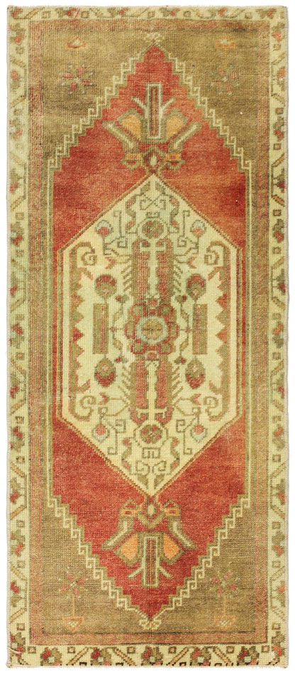 Vintage Yastik Handwoven Tribal Rug