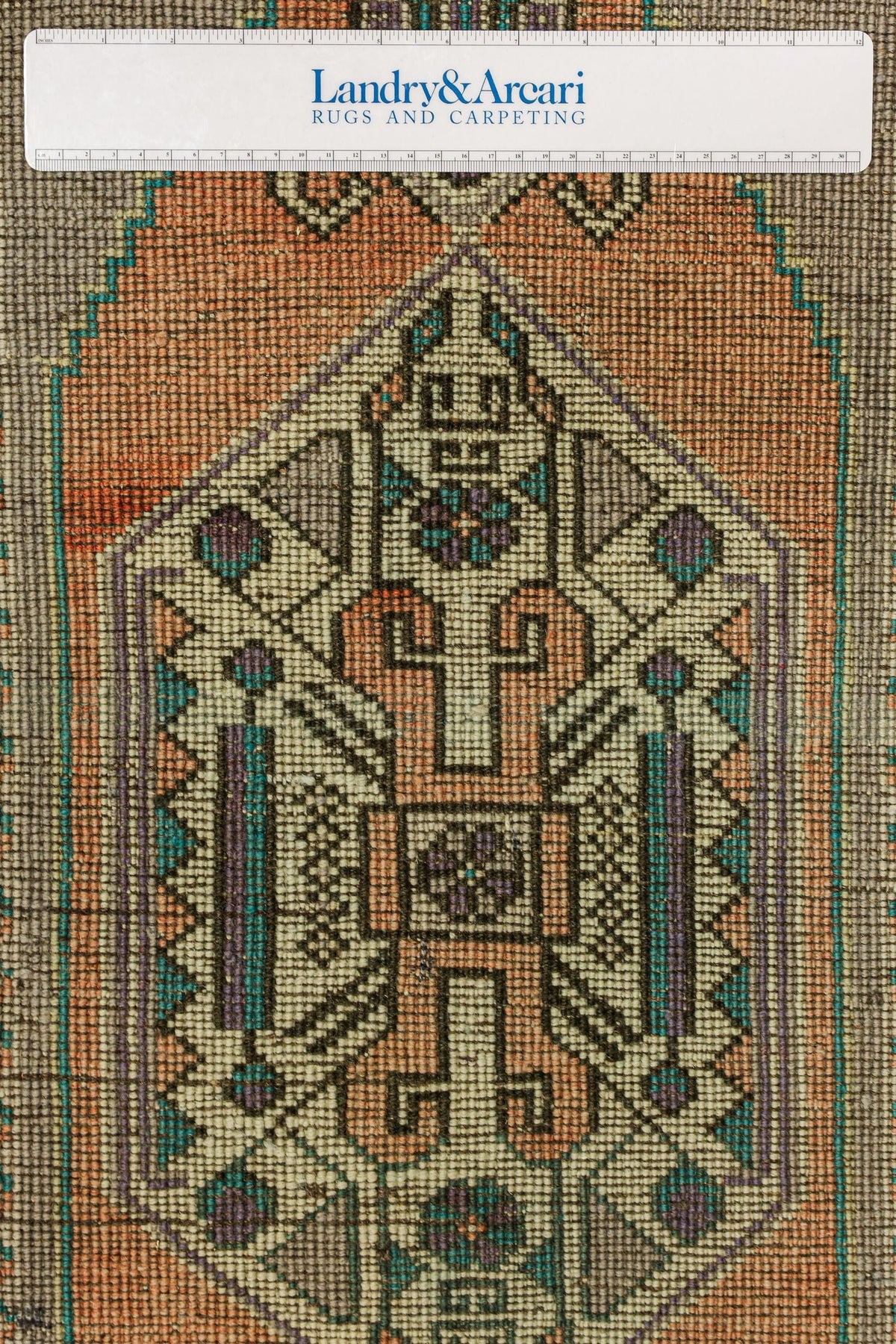 Vintage Yastik Handwoven Tribal Rug, J79151