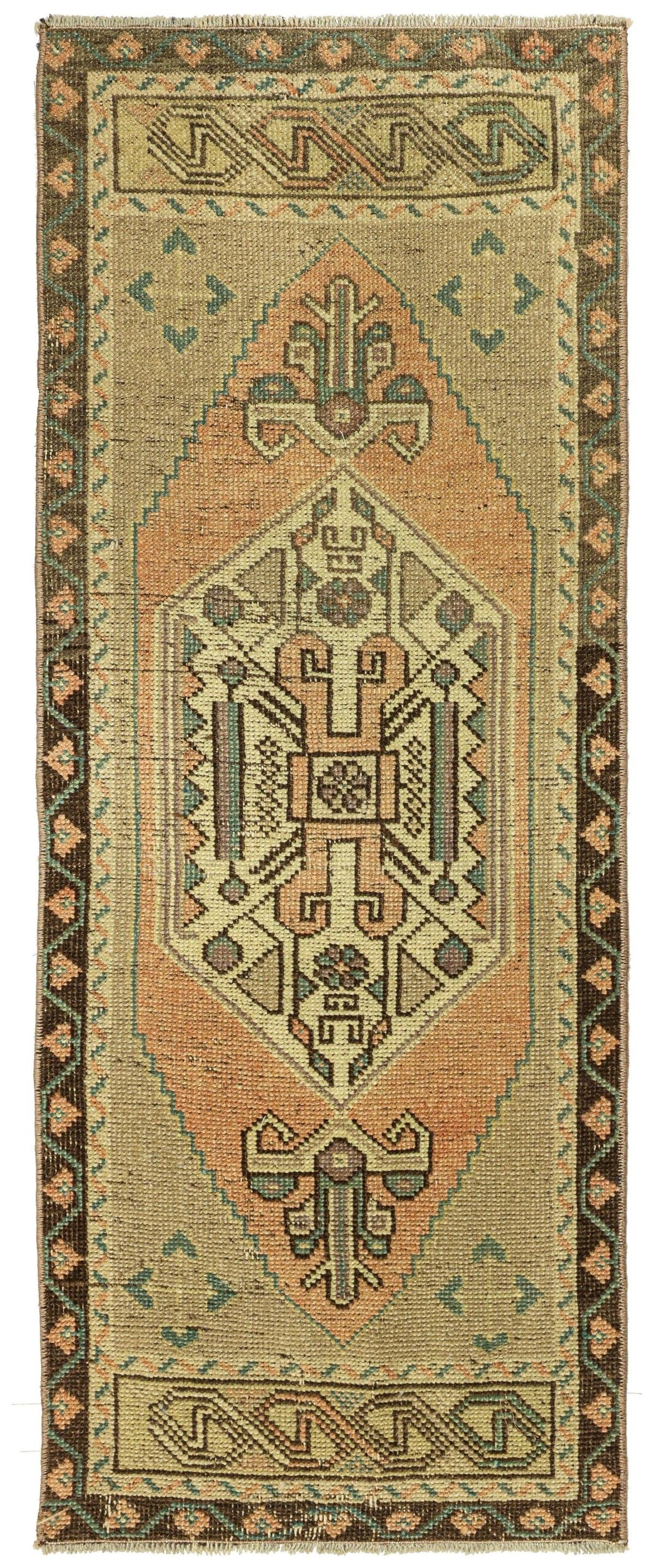 Vintage Yastik Handwoven Tribal Rug