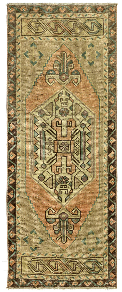 Vintage Yastik Handwoven Tribal Rug